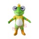 King Frog Mascot Costume King Frog Mascot Costume