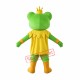King Frog Mascot Costume King Frog Mascot Costume