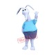 White Aardvark Mascot Costume White Aardvark Mascot Costume