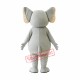 Little Cute Grey Elephant Mascot Costume Little Cute Grey Elephant Mascot Costume