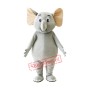 Little Cute Grey Elephant Mascot Costume