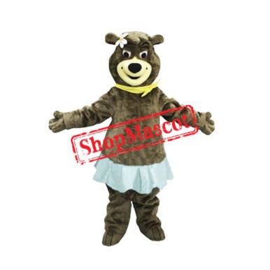 Beautiful Female Bear Mascot Costume