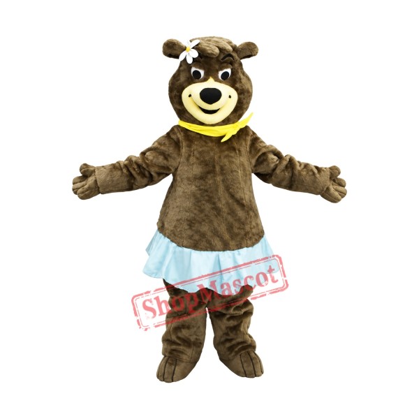 Beautiful Female Bear Mascot Costume