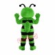 Friendly Green Bee Mascot Costume Friendly Green Bee Mascot Costume