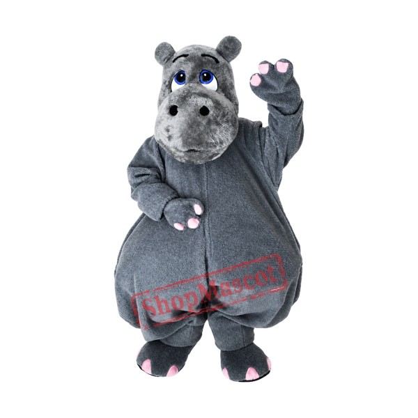 Grey Lightweight Hippo Mascot Costume Grey Lightweight Hippo Mascot Costume