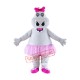 Cute Girl Hippo Mascot Costume Cute Girl Hippo Mascot Costume