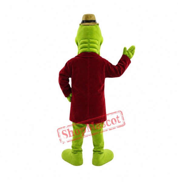 Gentlemanly Crocodile Mascot Costume Gentlemanly Crocodile Mascot Costume
