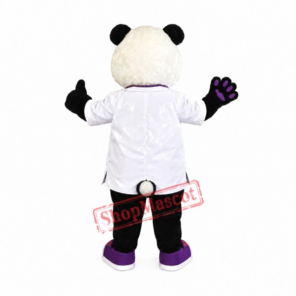 Doctor Panda Mascot Costume Doctor Panda Mascot Costume