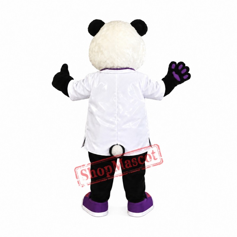 Doctor Panda Mascot Costume Doctor Panda Mascot Costume