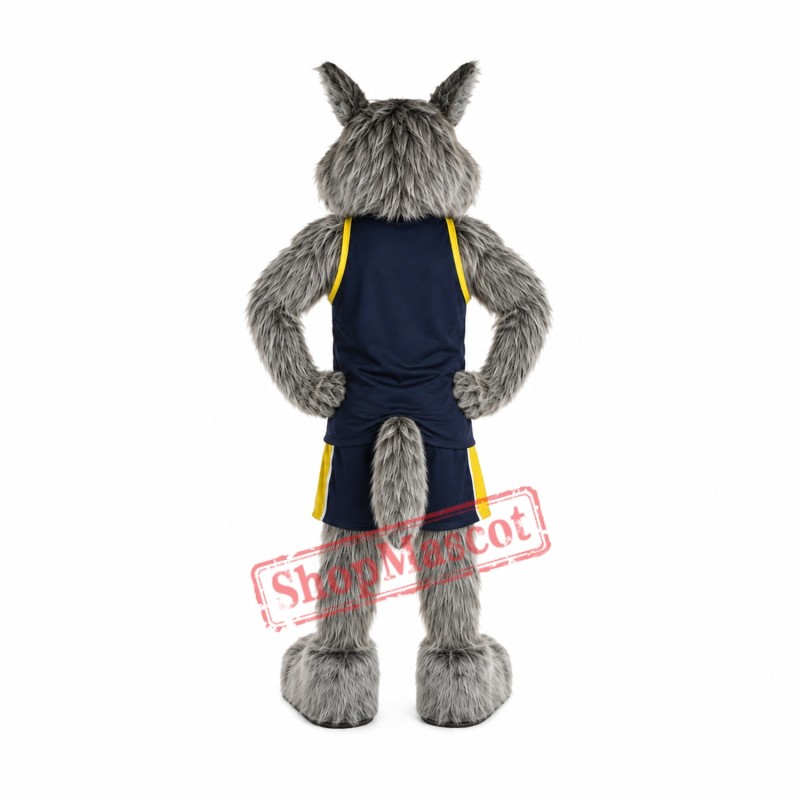 School Sport Wolf Mascot Costume School Sport Wolf Mascot Costume