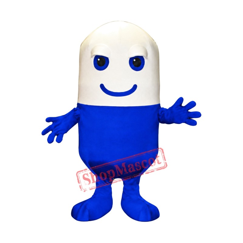 Pill Capsule Mascot Costume Pill Capsule Mascot Costume
