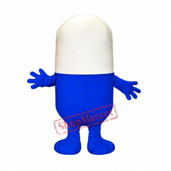Pill Capsule Mascot Costume Pill Capsule Mascot Costume