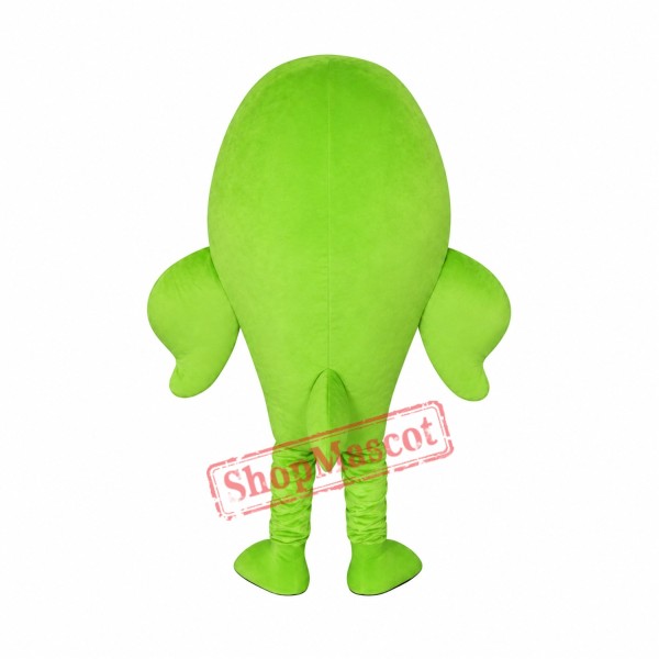 Happy Lightweight Green Dolphin Mascot Costume Happy Lightweight Green Dolphin Mascot Costume