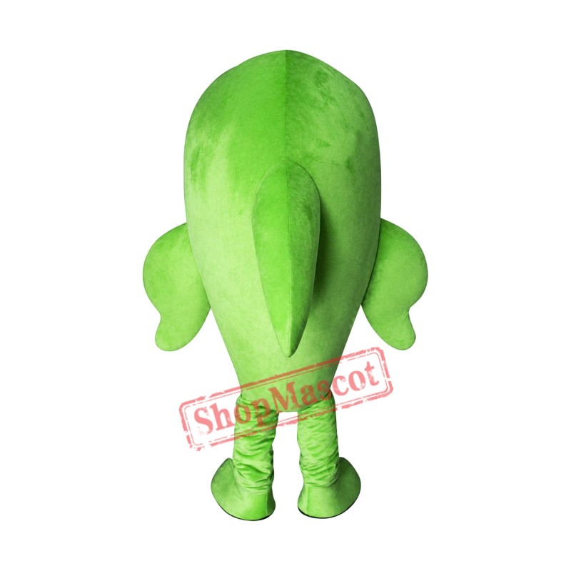 Happy Lightweight Green Dolphin Mascot Costume Happy Lightweight Green Dolphin Mascot Costume