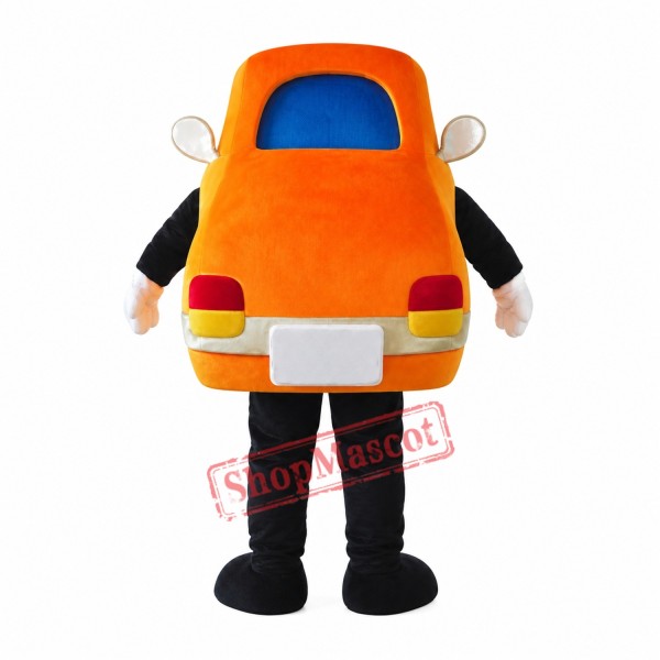 Taxi Mascot Costume Taxi Mascot Costume