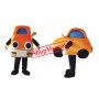 Taxi Mascot Costume