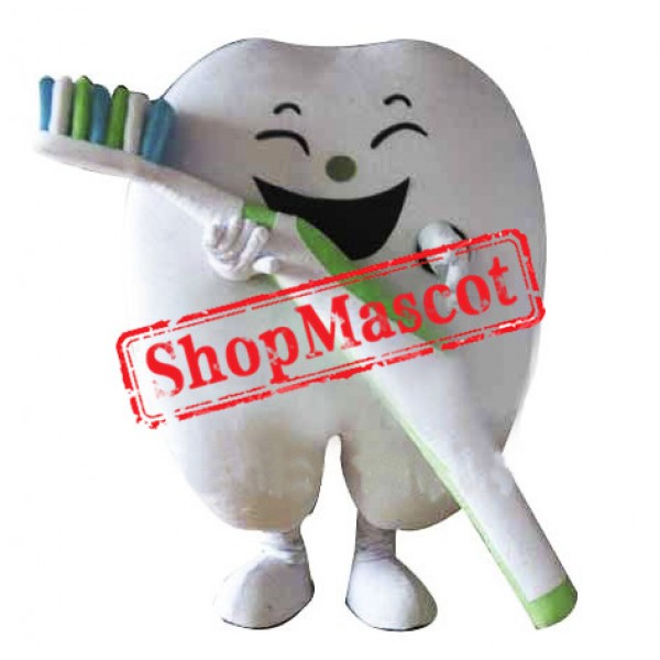 Happy Tooth Mascot Costume