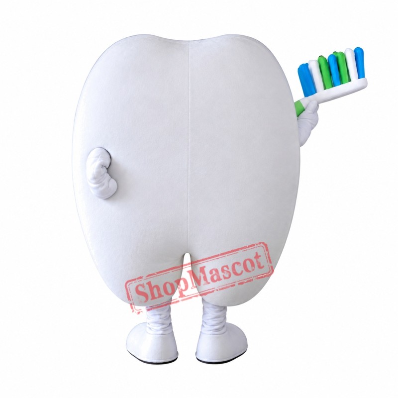 Happy Tooth Mascot Costume Happy Tooth Mascot Costume