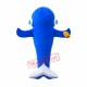 Happy Lightweight Blue Dolphin Mascot Costume Happy Lightweight Blue Dolphin Mascot Costume