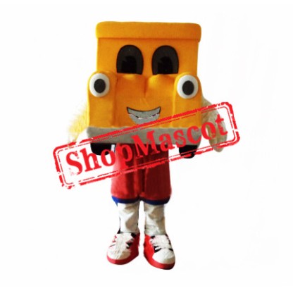 Orange Car Mascot Costume