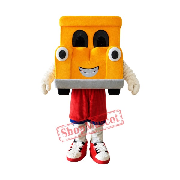 Orange Car Mascot Costume