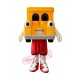 Orange Car Mascot Costume
