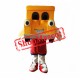 Orange Car Mascot Costume