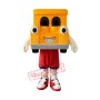 Orange Car Mascot Costume