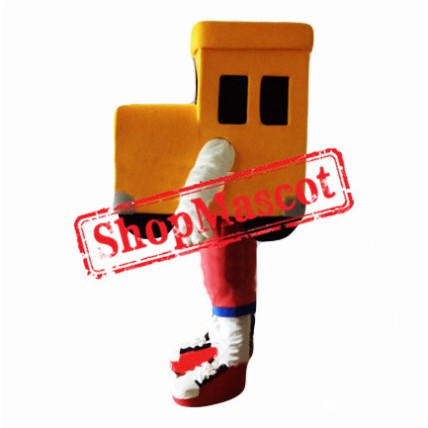 Orange Car Mascot Costume