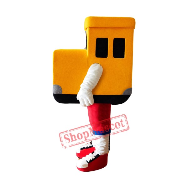 Orange Car Mascot Costume
