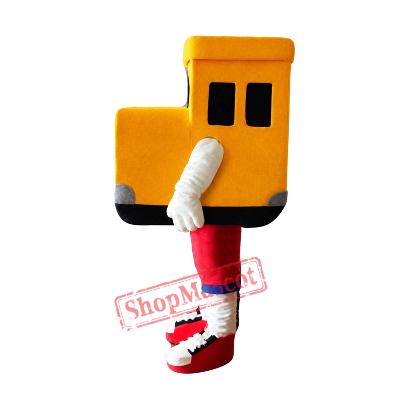 Orange Car Mascot Costume