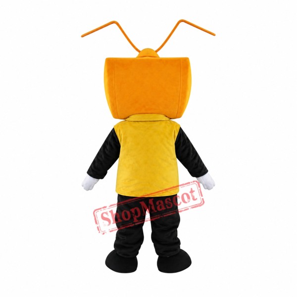 Orange TV Mascot Costume Orange TV Mascot Costume