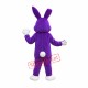 Purple Easter Bunny Mascot Costume Purple Easter Bunny Mascot Costume
