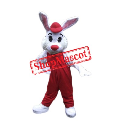 Lovely White Bunny Mascot Costume