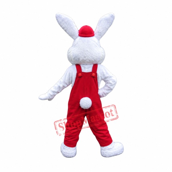 Lovely White Bunny Mascot Costume Lovely White Bunny Mascot Costume