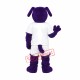Purple Sport Dog Mascot Costume Purple Sport Dog Mascot Costume