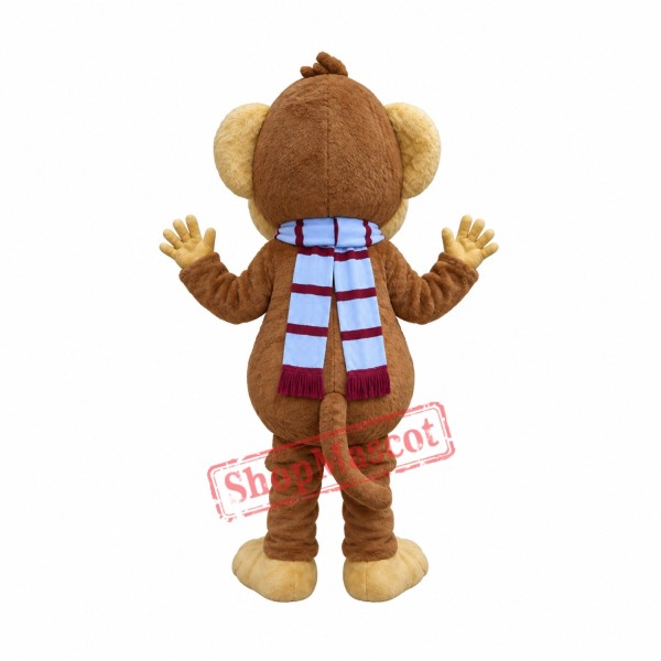 Happy Lightweight Furry Monkey Mascot Costume