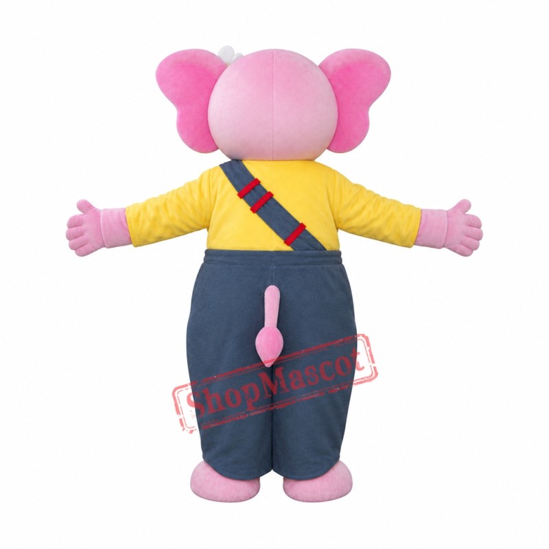 Girl Elephant Mascot Costume