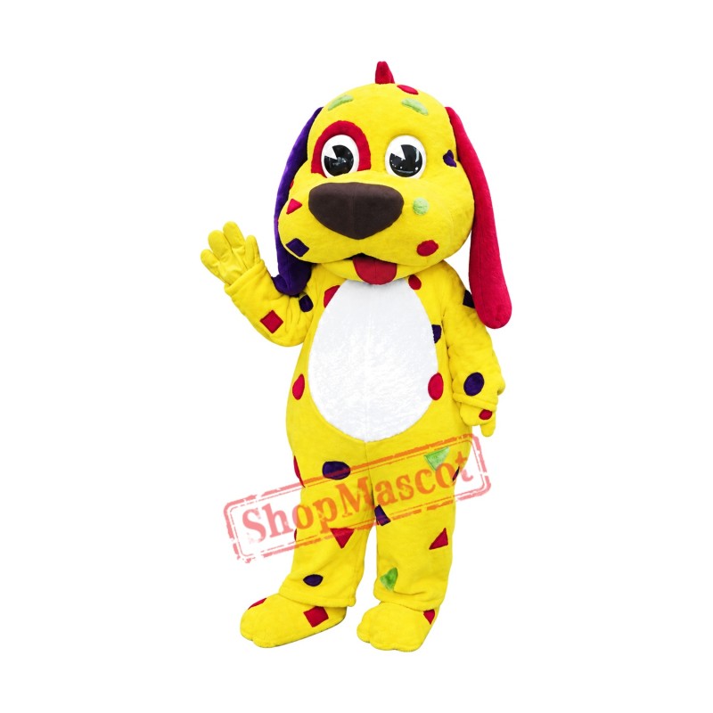 Yellow Dog Puppy Mascot Costume