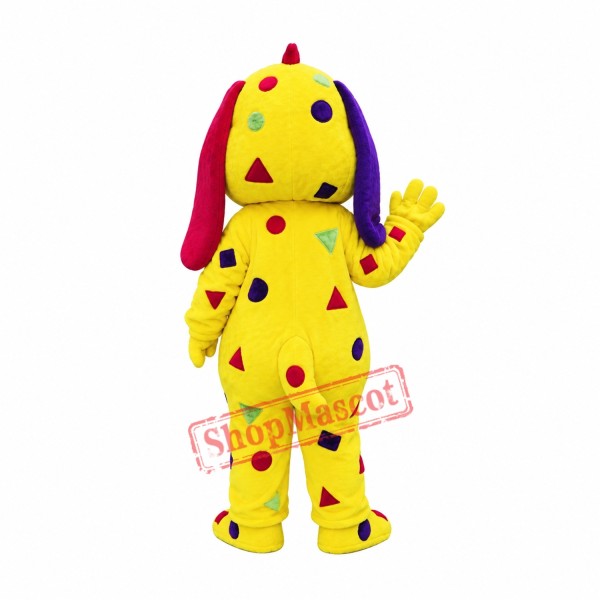 Yellow Dog Puppy Mascot Costume Yellow Dog Puppy Mascot Costume