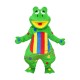 Lovely Green Frog Mascot Costume Lovely Green Frog Mascot Costume