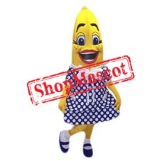Girl Banana Mascot Costume