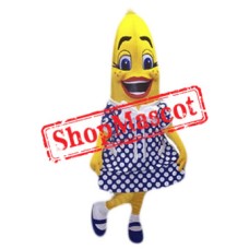 Girl Banana Mascot Costume