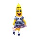 Girl Banana Mascot Costume Girl Banana Mascot Costume