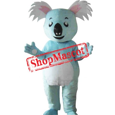 Blue Koala Mascot Costume