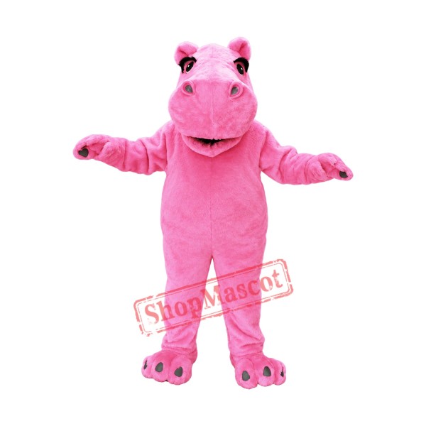 Pink Lightweight Hippo Mascot Costume Pink Lightweight Hippo Mascot Costume