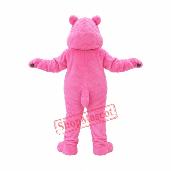 Pink Lightweight Hippo Mascot Costume Pink Lightweight Hippo Mascot Costume