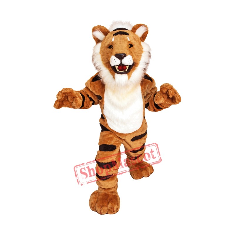 Striped Tiger Mascot Costume