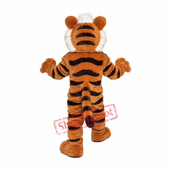 Striped Tiger Mascot Costume Striped Tiger Mascot Costume