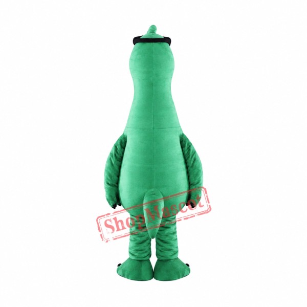 Cute Lightweight Green Dinosaur Mascot Costume